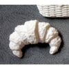 Kruvasan Magnet Silikon Kalıp K-506, Kokulu Taş Sabun Alçı Mum Kalıbı - Görsel 3