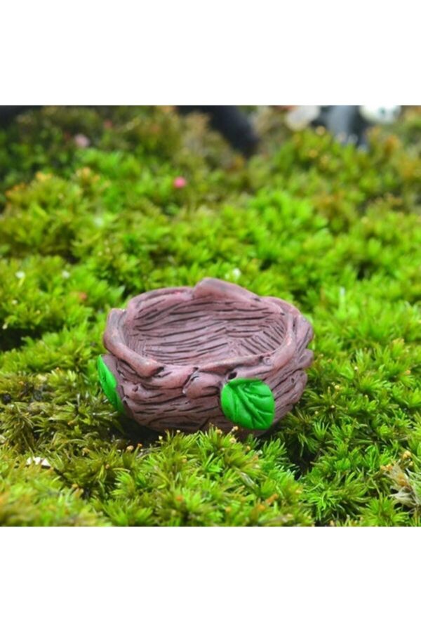 Terrarium Dekoru 3cm Kuş Yuvası Silikon Kalıp K-296, Kokulu Taş Sabun Alçı Mum Kalıbı