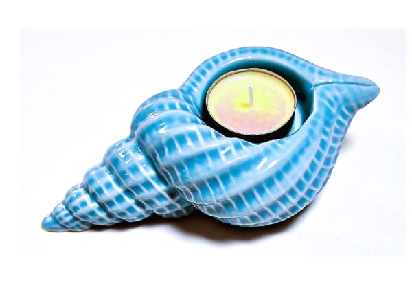 Tealight Istiridye Mumluk 16cm Midye Silikon Kalıp K-511