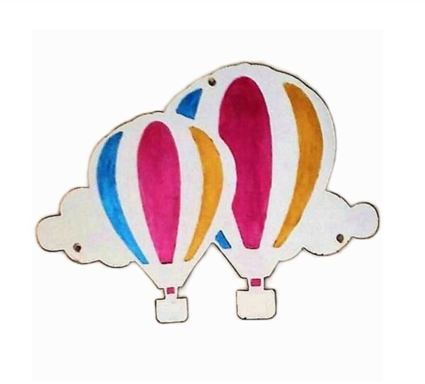 Bulutlu Uçan Balonlar, Balon Askı Silikon Kalıp K-396A, Polyester Taş Tozu Alçı Kalıbı