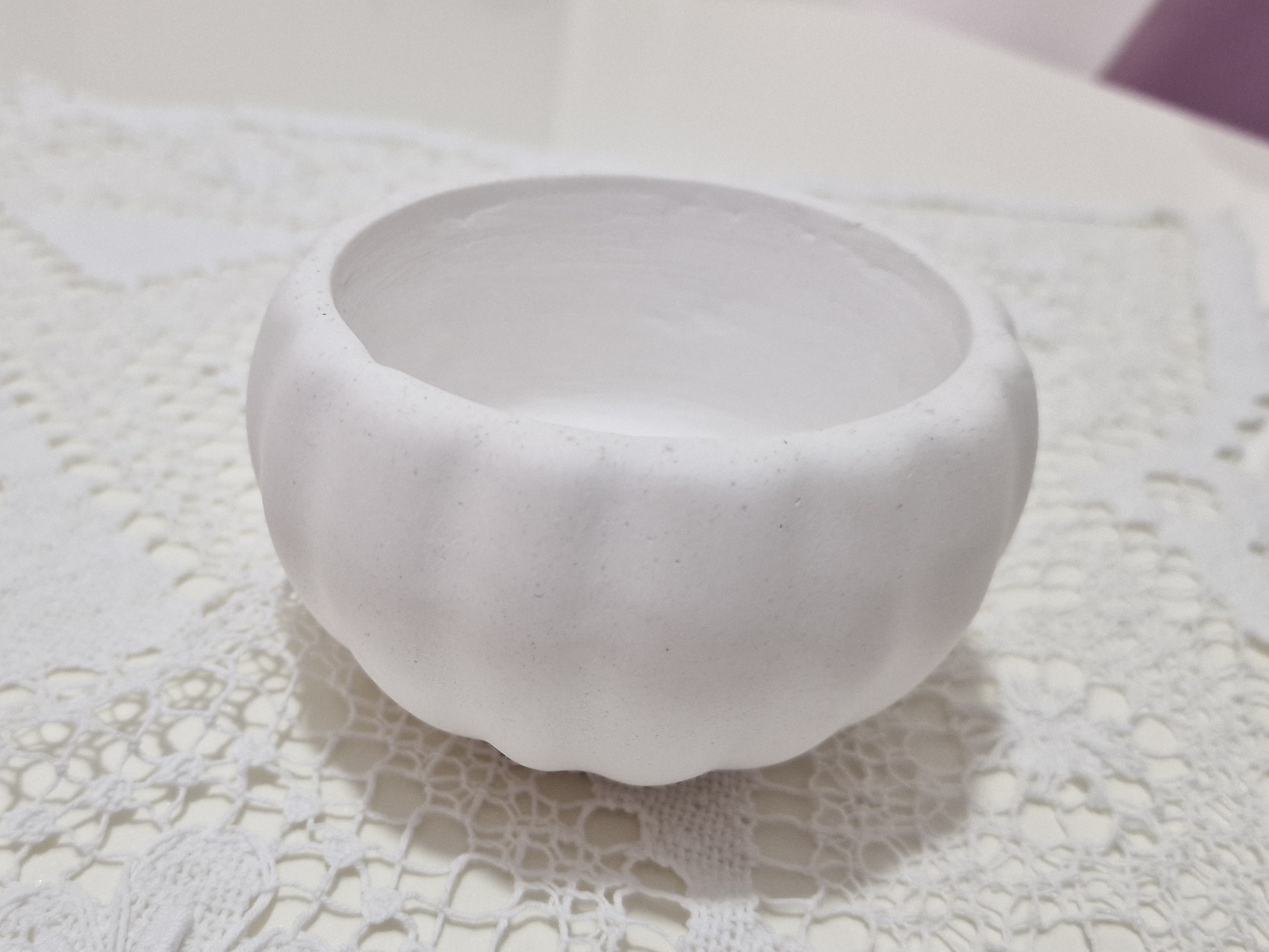 Kabak Saksı, Bal Kabağı Mumluk Silikon Kalıp K-836A, Taş Tozu Polyester Çimento Alçı Kalıbı