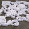 33,5cm Bordür Aplik Yaprak Sarmaşık Dekor Silikon Kalıp K-538, Polyester Taş Tozu Alçı Kalıbı - Görsel 3
