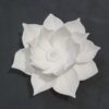21cm Lotus Çiçeği, Çiçek Silikon Kalıp K-955, Polyester Taş Tozu Çimento Alçı Kalıbı (Kopya) - Görsel 5