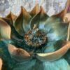 21cm Lotus Çiçeği, Çiçek Silikon Kalıp K-955, Polyester Taş Tozu Çimento Alçı Kalıbı (Kopya) - Görsel 4