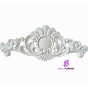 39cm Aplik, Yaprak ve Sarmaşık Silikon Kalıp K-534, Polyester Taş Tozu Alçı Kalıbı