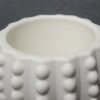 Mercan Kaktüs Kabartmalı 7,8cm Saksı Silikon Kalıp K-626, Polyester Taş Tozu Alçı Kalıbı - Görsel 4