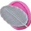 Sunumluk Mumluk 23cm Yaprak ve Lotus Çiçeği 2 Adet Silikon Kalıp K-729 - Görsel 4