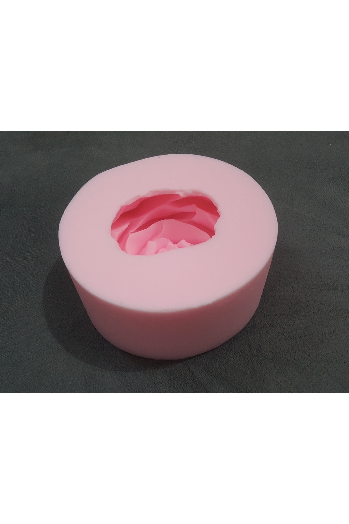 3,2cm Mini Sukulent Çiçek Silikon Kalıp K-1519, Kokulu Taş Sabun Alçı Mum Kalıbı - Görsel 2