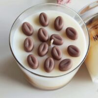 7'li Kahve Çekirdeği Silikon Kalıp K-1501, Kokulu Taş Sabun Alçı Mum Kalıbı