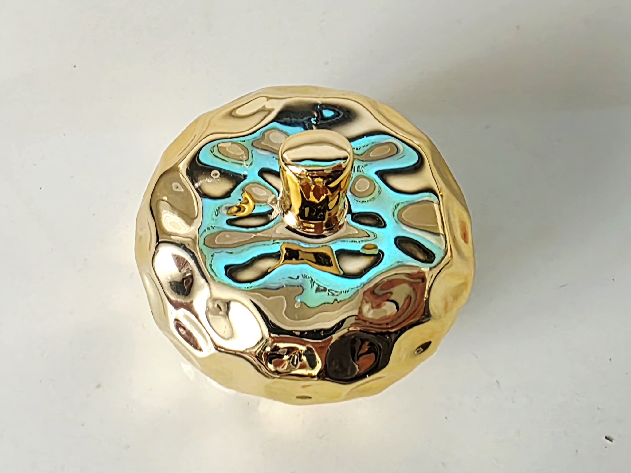 6cm Elma, 3 Boyutlu Yüzeyi Dalgalı Meyve Silikon Kalıp K-1510, Taş Tozu Sabun Alçı Mum Kalıbı - Görsel 3