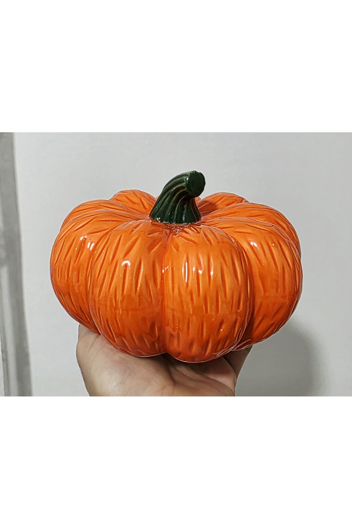 18cm Bal Kabağı Kabak Silikon Kalıp K-1509B, Kokulu Taş Sabun Alçı Mum Kalıbı - Görsel 6