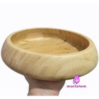 29cm Yuvarlak Kavisli Büyük Saksı Sunumluk Mum Tabağı Tepsi Silikon Kalıp K-1535