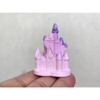 Prenses Kalpli Saray Şato, 3 Boyutlu Silikon Kalıp K-1541, Polyester Taş Tozu Alçı Kalıbı