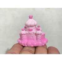 Prenses Kalp Saray Love Şato, 3 Boyutlu Silikon Kalıp K-1540, Polyester Taş Tozu Alçı Kalıbı