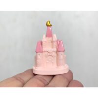 Prenses Hilal Saray Love Şato, 3 Boyutlu Silikon Kalıp K-1539, Polyester Taş Tozu Alçı Kalıbı