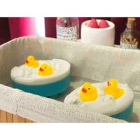 3 Boyutlu Mini Minyatür Ördek Silikon Kalıp K-647, Taş Tozu Polyester Sabun Alçı Mum Kalıbı