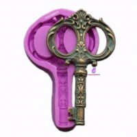 Çift Resimlik 31cm Anahtar Çerçeve Silikon Kalıp K-927