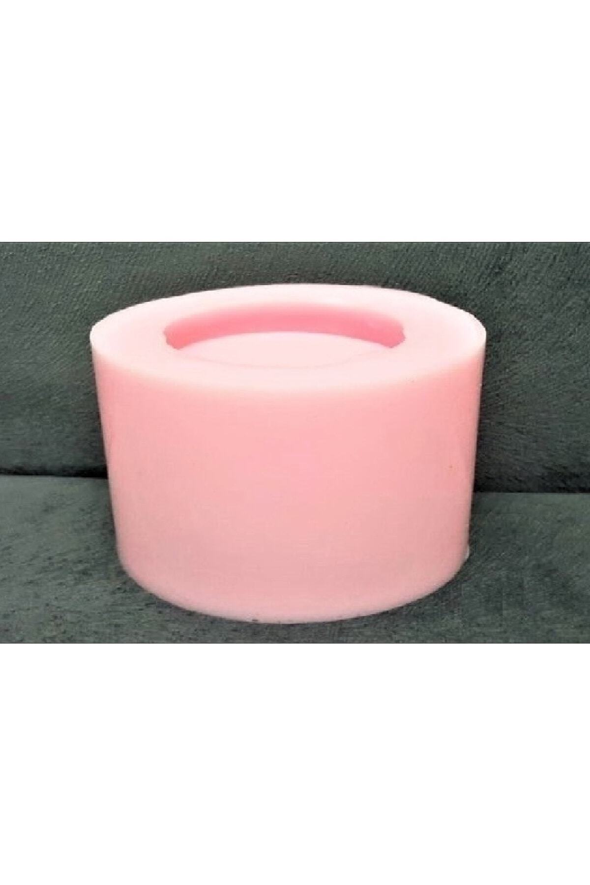 10cm Silindir Saksı Mumluk Silikon Kalıp K-1031 - Görsel 2