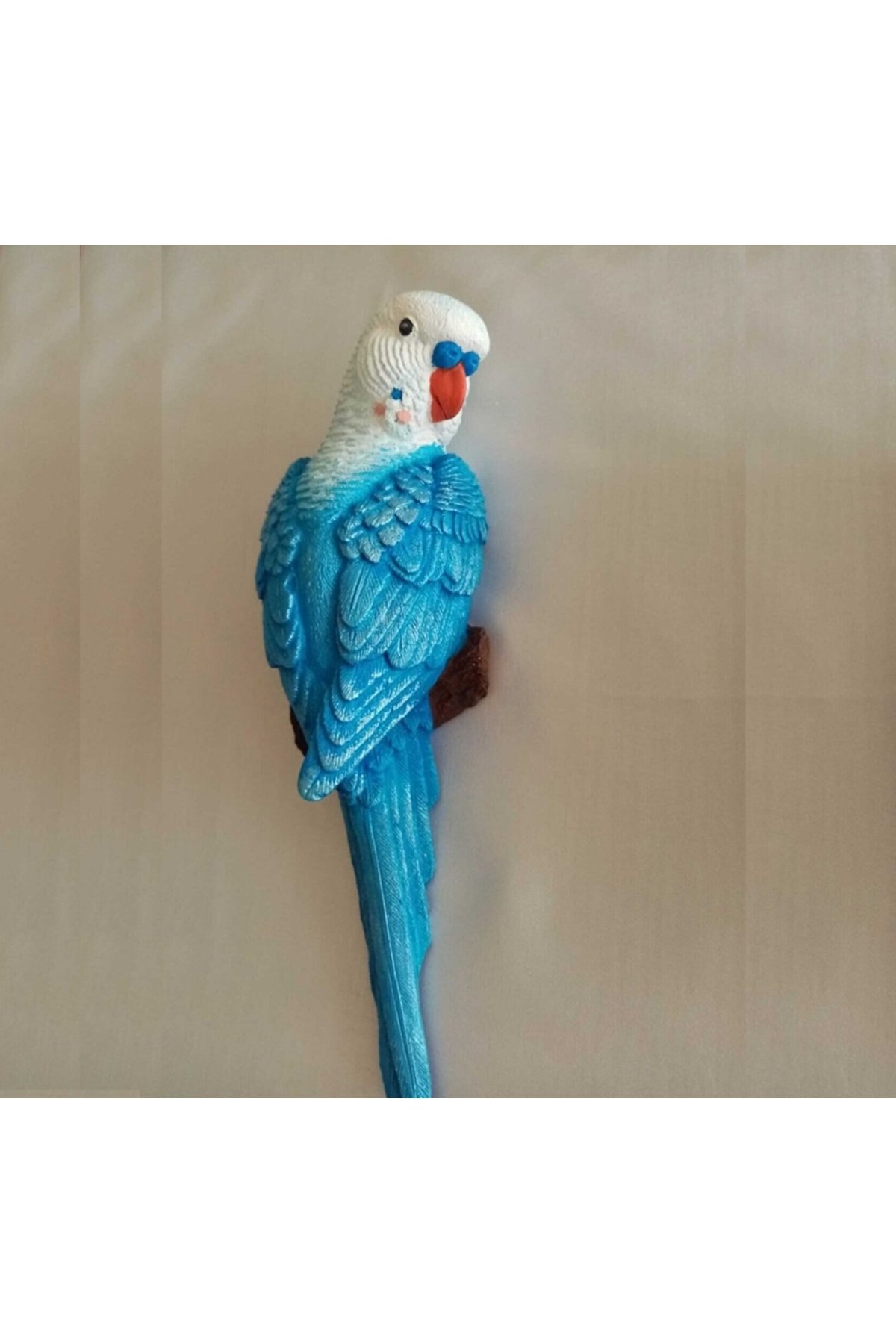 Dal Üstünde Muhabbet Kuşu Seti, Papağan Duvar Dekoru 2 Silikon Kalıp K-1064, Polyester Taş Tozu Çimento Alçı Kalıbı - Görsel 6