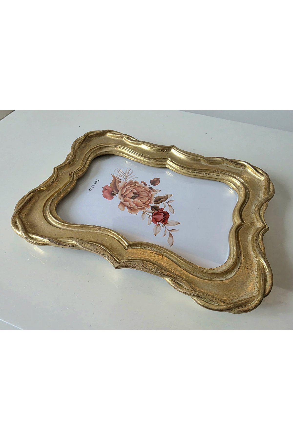 19,5cm Burgulu Çerçeve Silikon Kalıbı K-1636, Polyester Reçine Taş Tozu Çimento Alçı Kalıbı - Görsel 6